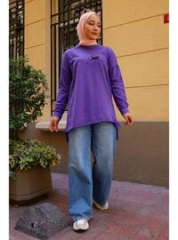 Purple - Sweat-shirt - In Style