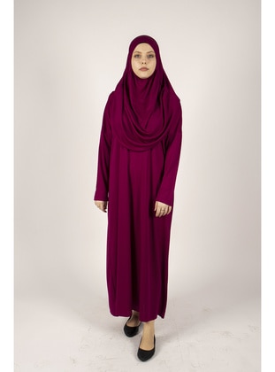 Fuchsia - Unlined - Prayer Clothes - İhvan