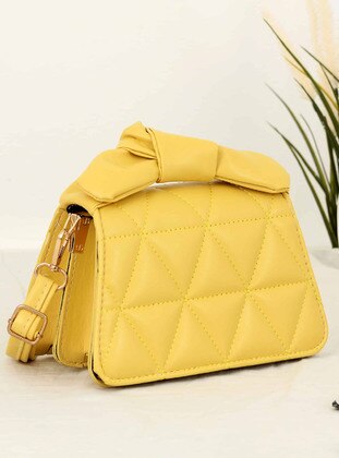 Yellow - Shoulder Bags - Bipanya