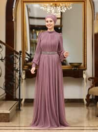 Legendary Hijab Evening Dress Lavender