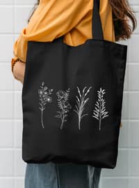 Satchel - Black - Tote/Canvas Bag