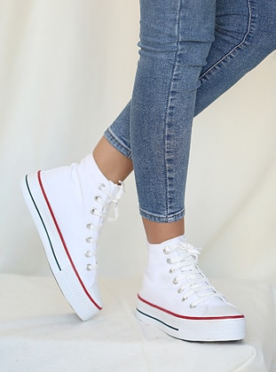 Sneaker Shoes White
