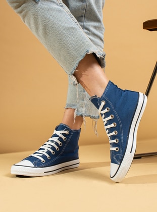 أزرق - حذاء رياضي - أحذية رياضية - Pembe Potin
