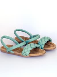 Sandals Aqua Green