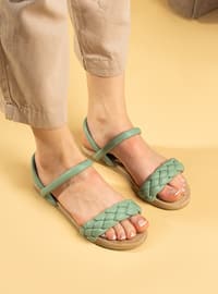 Sea-green - Sandal - Sandal