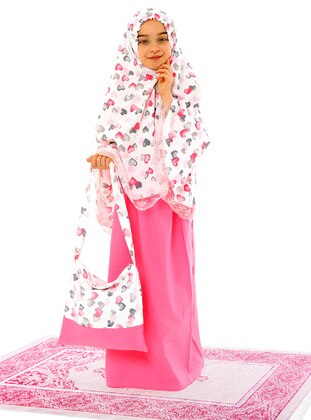 Pink - Cotton - Girls Prayer Dress - ELANESA