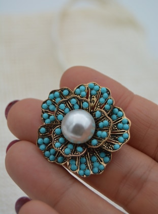 Turquoise - Brooch - Stoneage
