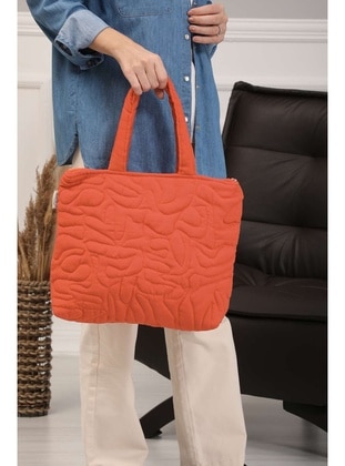 Orange - Shoulder Bags - Ayşe Türban Tasarım
