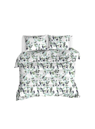 Green - Duvet Set: 2 Pillowcases & 1 Duvet Cover - Eponj