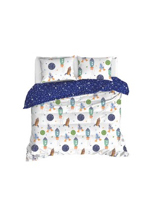 Navy Blue - Duvet Set: 2 Pillowcases & 1 Duvet Cover - Eponj