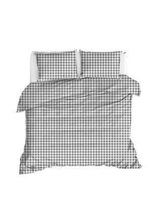 Black - Duvet Set: 2 Pillowcases & 1 Duvet Cover - Eponj