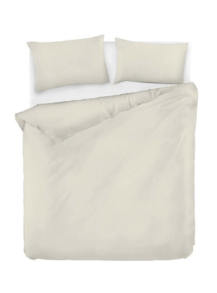 Ecru - Duvet Set: 2 Pillowcases & 1 Duvet Cover - Eponj