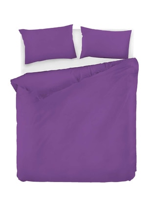 Purple - Duvet Set: 2 Pillowcases & 1 Duvet Cover - Eponj