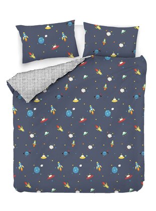 Blue - Duvet Set: 2 Pillowcases & 1 Duvet Cover - Eponj