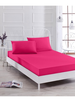 1000gr - Fuchsia - Bedsheet Set: 2 Pillowcases & Bedsheet - Eponj
