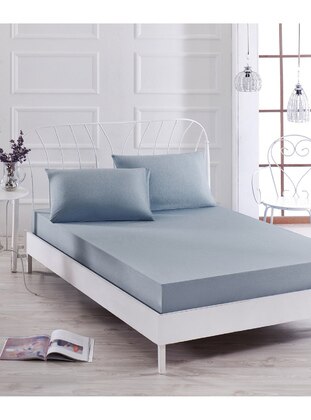 1000gr - Dark Gray - Bedsheet Set: 2 Pillowcases & Bedsheet - Eponj