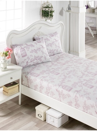 1000gr - Lilac - Bedsheet Set: 2 Pillowcases & Bedsheet - Eponj