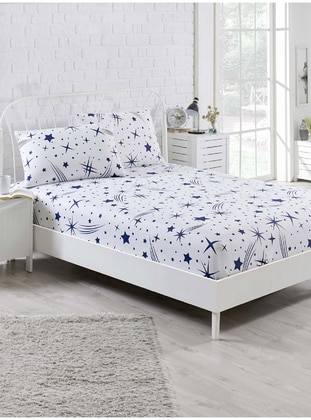 1000gr - White - Bedsheet Set: 2 Pillowcases & Bedsheet - Eponj