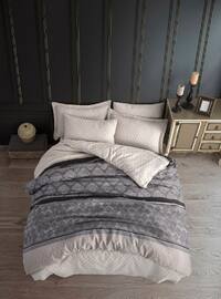 Easy Ironing Duvet Cover Double Creative - Gray
