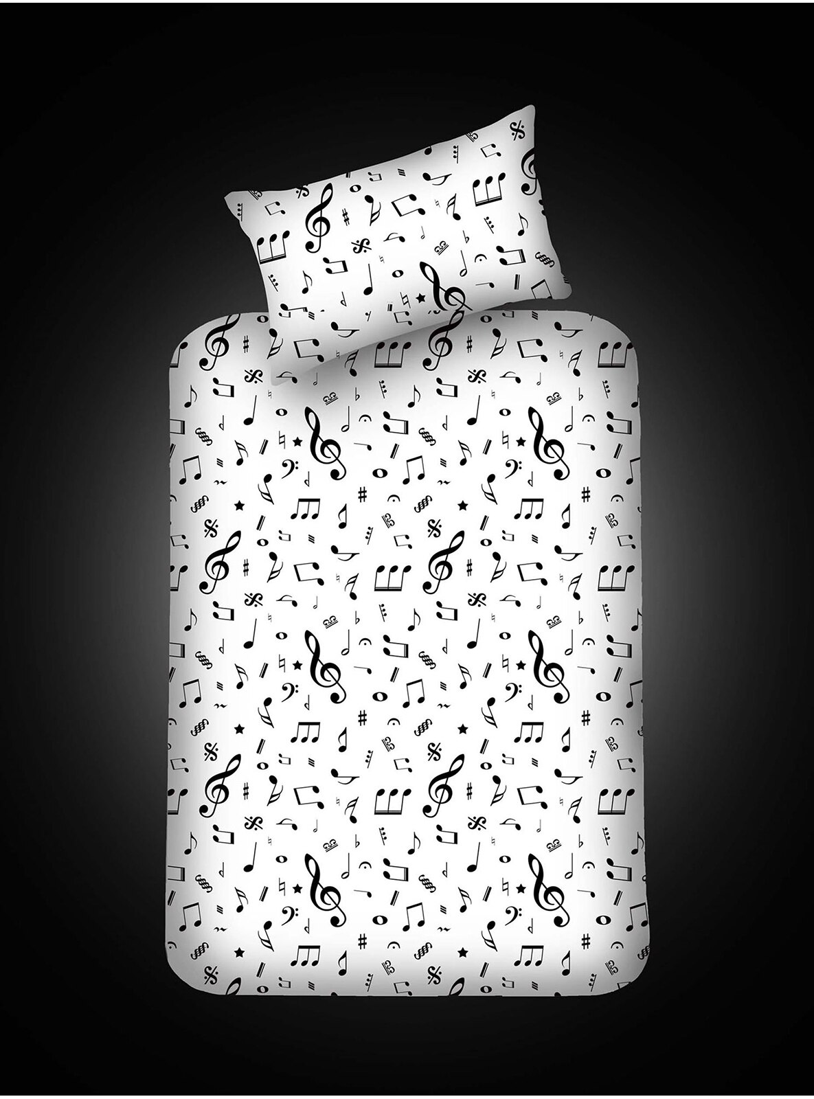 1000gr - White - Bedsheet Set: 2 Pillowcases & Bedsheet