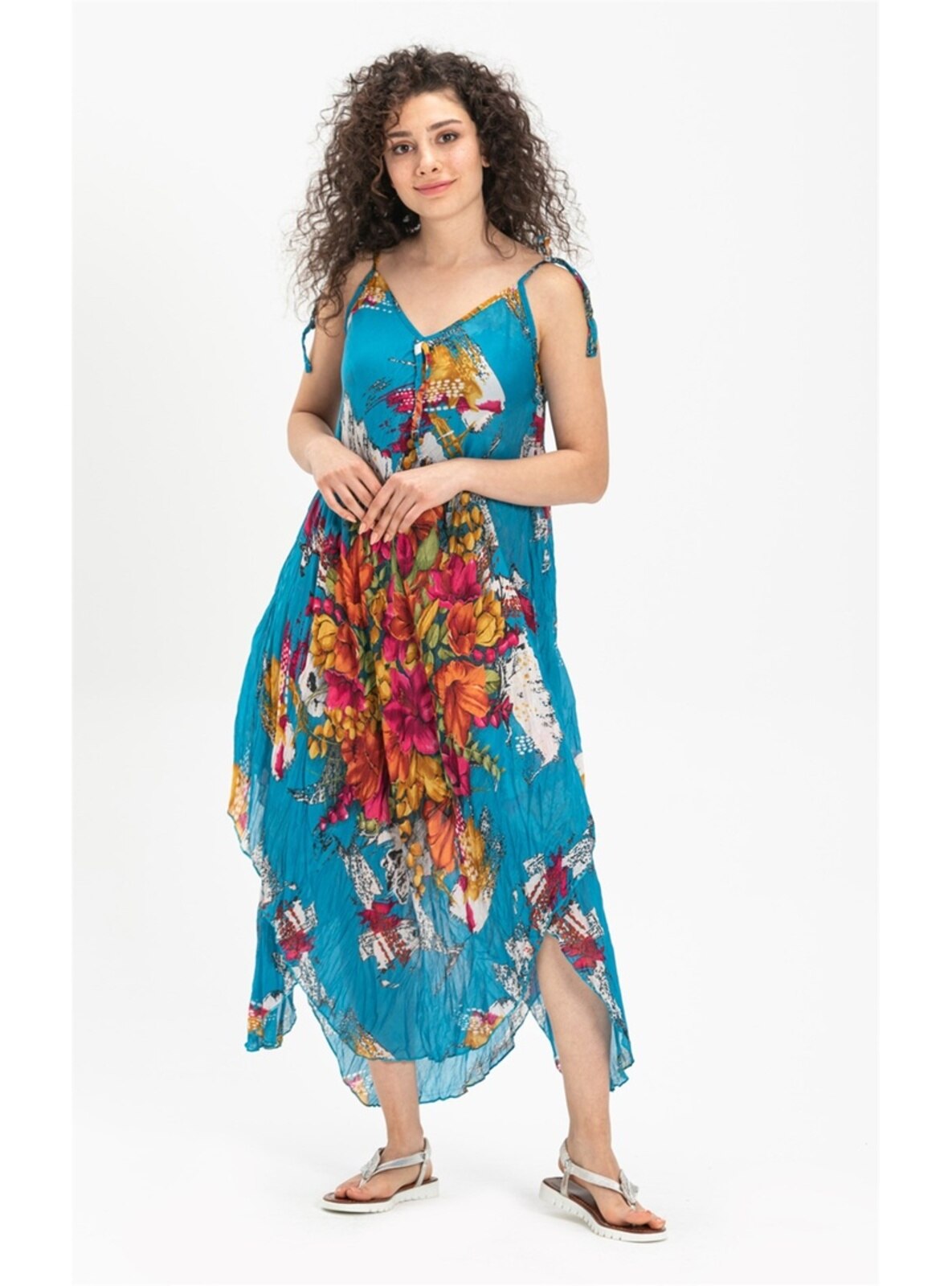 Fully Lined - Turquoise - Beach Dress