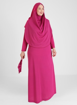 Pink - Unlined - Prayer Clothes - GELİNCE