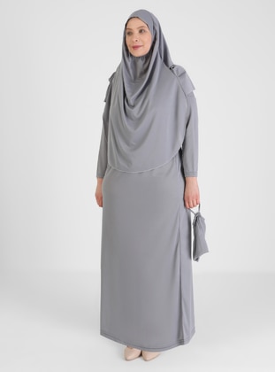 Gray - Unlined - Prayer Clothes - GELİNCE