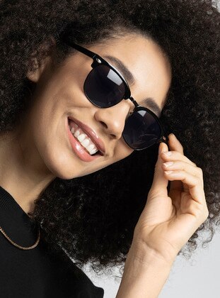 Clubmaster Women Sunglasses Black