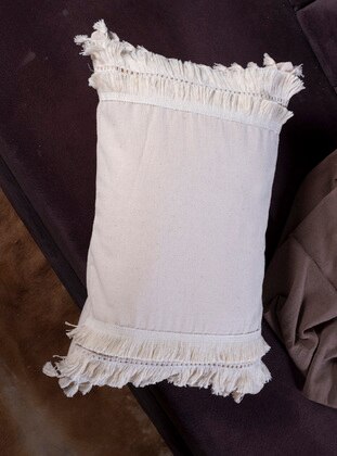 Linen - Ecru - Cream - Throw Pillows - Viva Maison