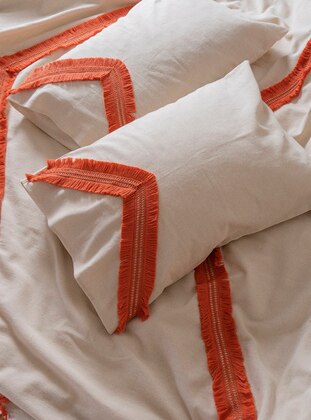 Terra Cotta - Duvet Set: 2 Pillowcases & 1 Duvet Cover - Viva Maison