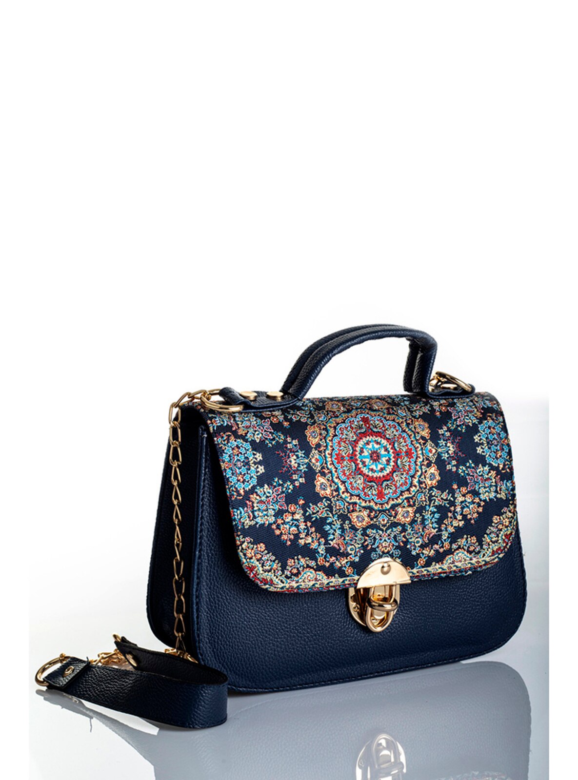 Navy Blue - Satchel - Shoulder Bags