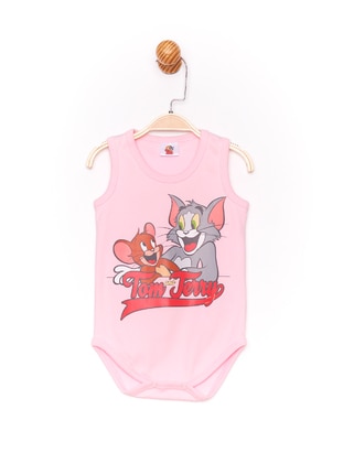 Printed - Crew neck - Pink - Baby Body - Tom & Jerry