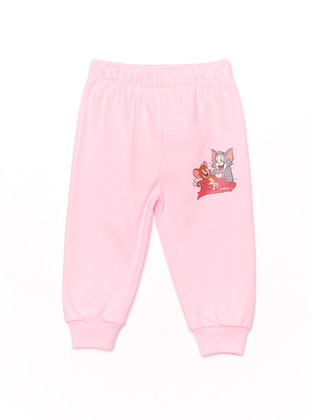 Licensed Baby Pants Without Booties Pink