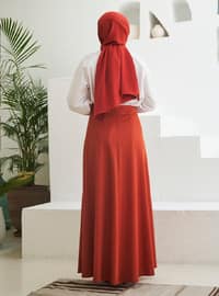 Terra Cotta - Rayon - Skirt