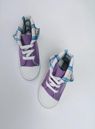 Purple - Sport - Baby Shoes - MİNİPUFF BABY