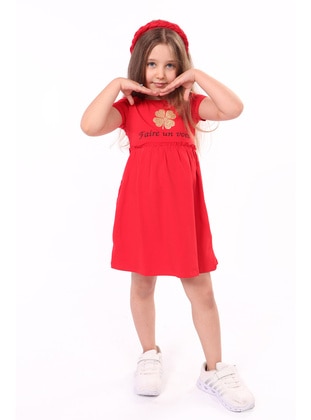 Red - Baby Dress - Toontoy