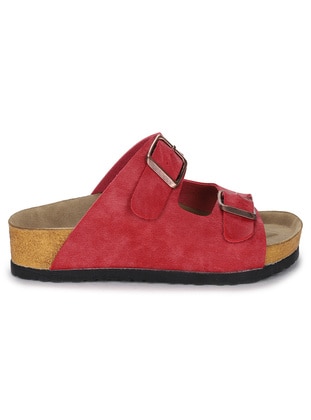 Sandal - Red - Slippers - Woggo