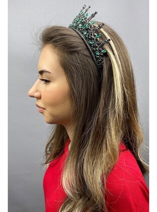 Green - Headband - Hayalperest Boncuk