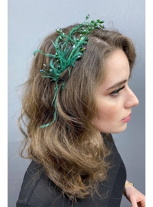 Green - Headband - Hayalperest Boncuk