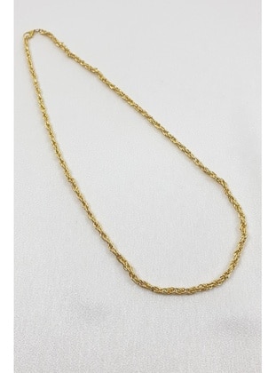 Gold Burma Model Chain Necklace