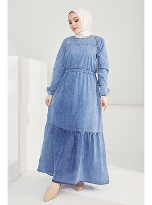 Ice Blue - Modest Dress - In Style