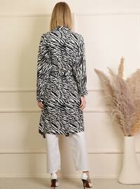 Unlined - Zebra - - Cotton - Kimono