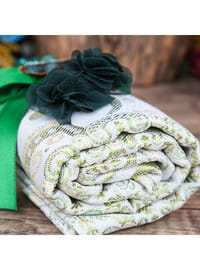Green - Silk Blend - Import - Prayer Rugs