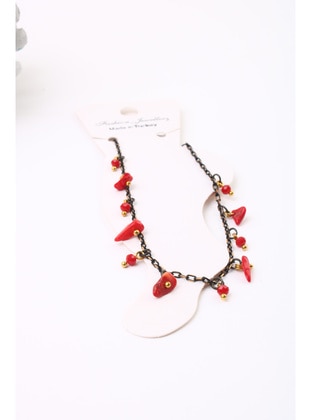 Red - Anklet - BijuHome
