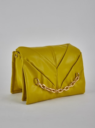 Yellow - Satchel - 250gr - Shoulder Bags - MOON