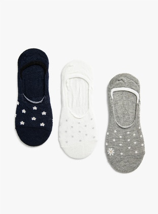 Pale Grey - Socks - Koton