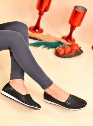 Casual - Black - Casual Shoes - Odesa Ayakkabı