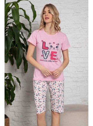 Pink - Pyjama Set - Maymara
