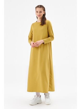 Olive Green - Modest Dress - Muni Muni