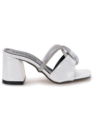 Sandal - Silver tone - Slippers - Ayakland